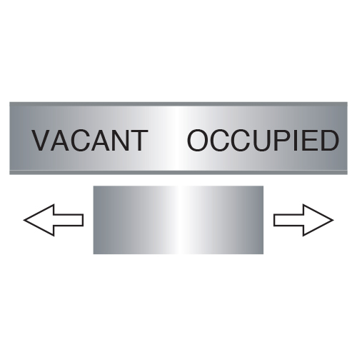 2&quot; x 8&quot; Vacant/Occupied Slat Slider Sign